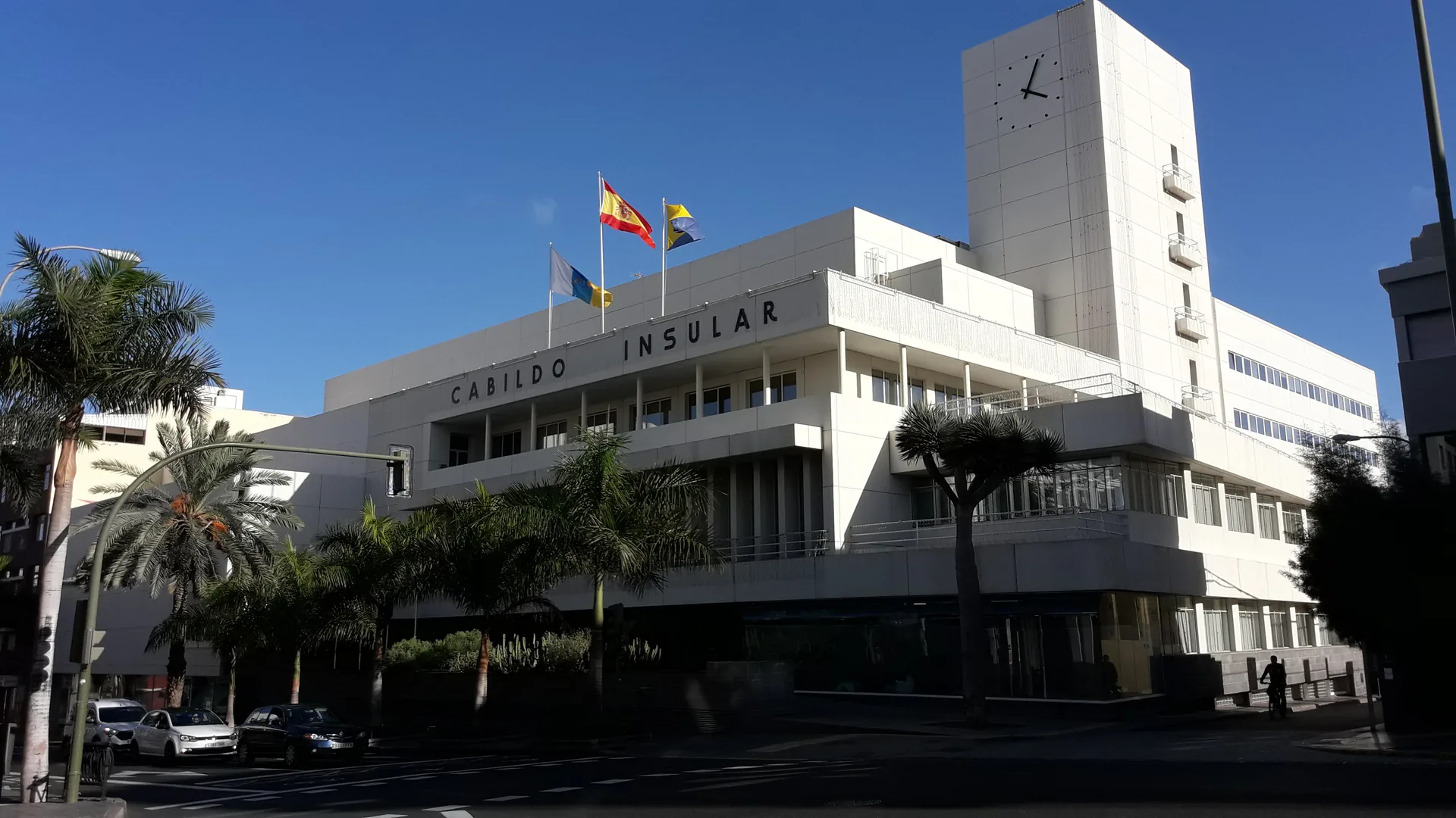 Fachada do edifício do Cabildo Insular de Gran Canaria, em Las Palmas de Gran Canaria.