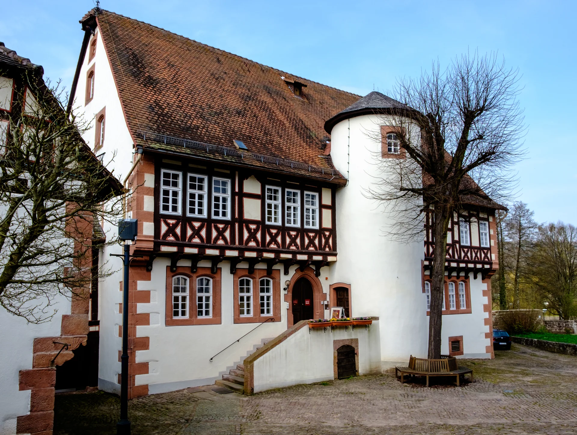 Fachada do Museu Casa dos Irmãos Grimm em Steinau an der Straße