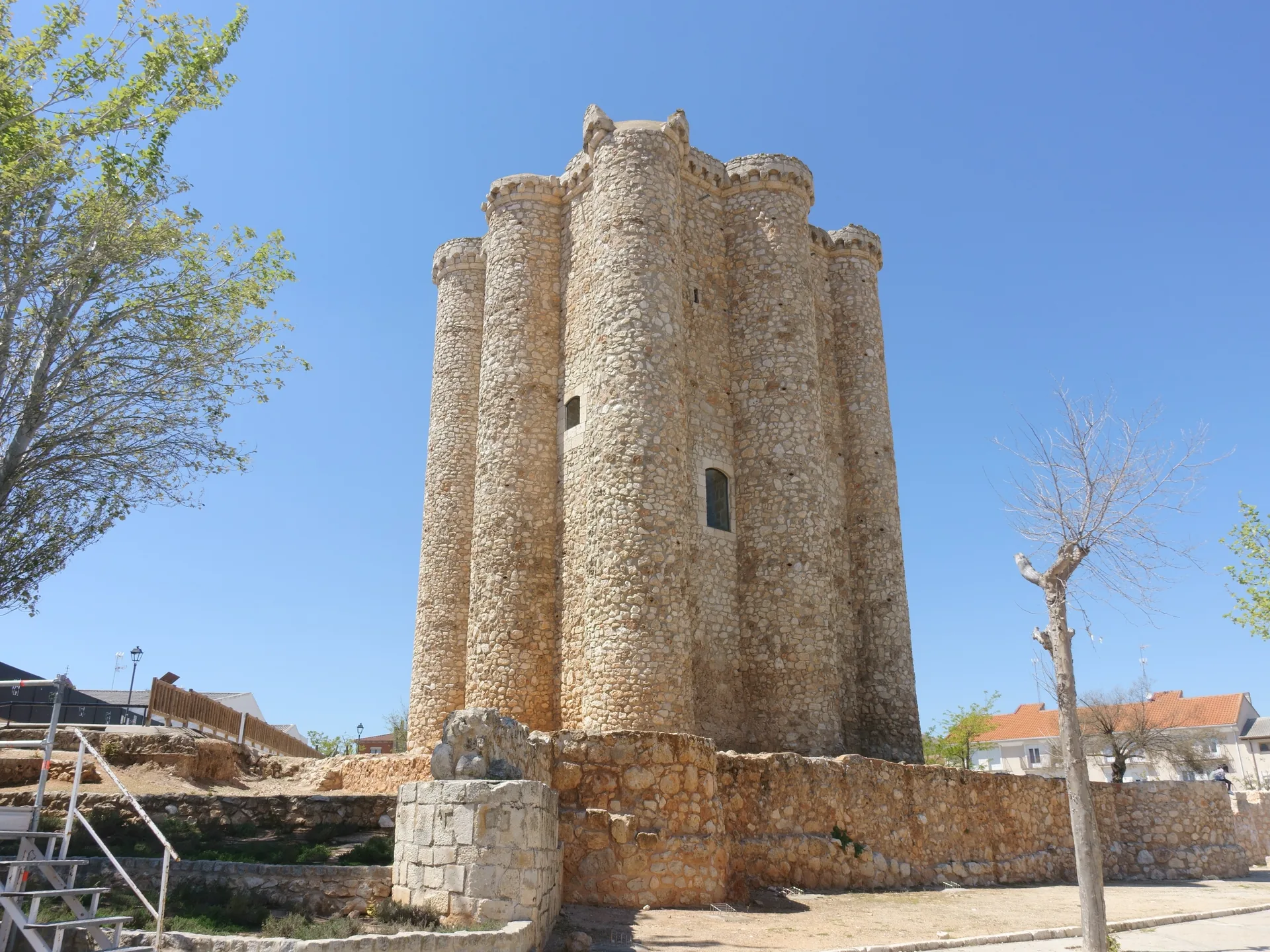 Torre do castelo de Villarejo de Salvanés, na Comunidade de Madri.